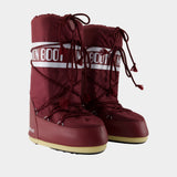 Icon Boots - Moon Boot - Synthetic - Burgundy