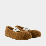 Ballerinas - Moon Boot - Leather - Brown