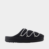 Mules - Moon Boot - Synthetic - Black