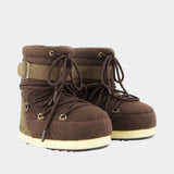 Evx Light Nubuck Felt Boots - Moon Boot - Synthetic - Brown