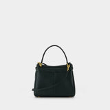 Rodeo Top Handle 绿色皮制迷你手拿包