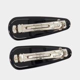 Holli Hair Clips - Balenciaga - Metal - Black