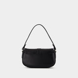 T-Bar Satchel Purse - Alexander McQueen - Leather - Black