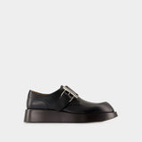 T-Bar Loafers - Alexander McQueen - Leather - Black