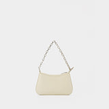 T-Bar Mini Handbag - Alexander McQueen - Leather - Cream
