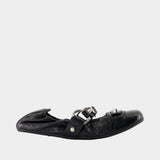 City L005 Ballerinas - Balenciaga - Leather - Black