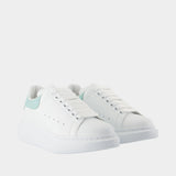 Oversized Sneakers - Alexander McQueen - Leather - White