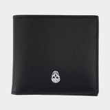 Bi Fold Cc wallet - Alexander McQueen - Leather - Black