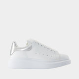 Oversized Sneakers - Alexander McQueen - Leather - White