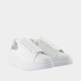 Oversized Sneakers - Alexander McQueen - Leather - White