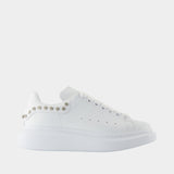 Oversized Sneakers - Alexander McQueen - Leather - White