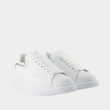 Oversized Sneakers - Alexander McQueen - Leather - White