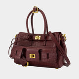 Bel Air Carry All Purse - Balenciaga - Leather - Burgundy