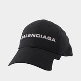 Cap - Balenciaga - Canvas - Black