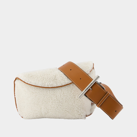 T-Bar Sling Crossbody - Alexander McQueen - Leather - White