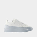 Oversized Sneakers - Alexander McQueen - Leather - Blue