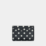 Bou Card Holder - Ganni - Leather - Black