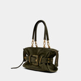 Anthem Shoulder Bag - Balmain - Leather - Green