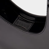 Mini Moon黑色小牛皮迷你月亮包手拿包单肩包