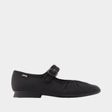 Aura Ballerinas - Camper - Synthetic - Black