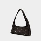 Halter Shoulder Bag - Margesherwood - Leather - Black