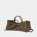 Grandma Used Crossbody - Margesherwood - Leather - Grey