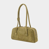 Soft Boston Ew Shoulder Bag - Margesherwood - Leather - Khaki