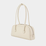 Soft Boston Ew Shoulder Bag - Margesherwood - Leather - Ivory