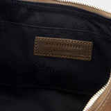 棕色皮制单肩包