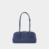 Soft Shoulder Bag Boston Ew - Margesherwood - Leather - Blue