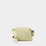 Pecan Brot 米色光面小牛皮肩背斜挎包