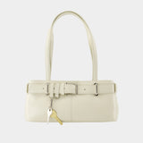Shoulder Brocle Mini Bag - Osoi - Leather - White