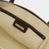 Zip Brocle Mini棕色小牛皮迷你单肩包斜挎包