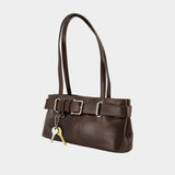 Shoulder Brocle Mini Bag - Osoi - Leather - Brown
