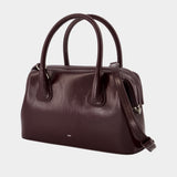 Boat Brot Handbag - Osoi - Leather - Bordeaux