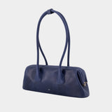Boat Wide Mini Shoulder Bag - Osoi - Leather - Blue