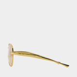 Bv1305s Sunglasses - Bottega Veneta - Metal - Gold