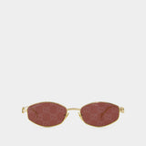 Gg1802s Sunglasses - Gucci - Metal - Gold