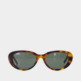 Sl M154 Sunglasses - Saint Laurent - Acetate - Brown