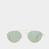 Sl 97 Sunglasses - Saint Laurent - Metal - Gold