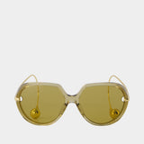 Bv1436s Sunglasses - Bottega Veneta - Metal - Yellow