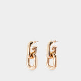 Earrings - Rabanne - Aluminum - Rose Gold