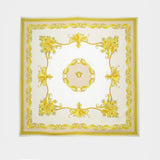 90x90 New Barocco Scarf - Versace - Silk - Ivory