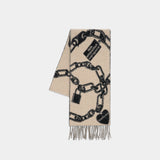 Fringed Scarf - Acne Studios - Wool - Black