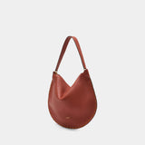 Oskan Hobo Soft Shoulder Bag - Isabel Marant - Leather - Brick