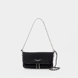 Rock Nano Wallet On Chain - Zadig & Voltaire - Leather - Black