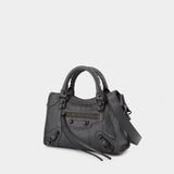 Le City Mini Crossbody - Balenciaga - Leather - Grey