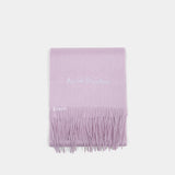 Logo Scarf - Acne Studios - Wool - Pink