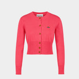 Bea Cropped Cardigan - Vivienne Westwood - Cotton - Pink