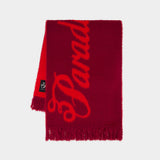 Fluffy Scarf - 3.PARADIS - Nylon - Red